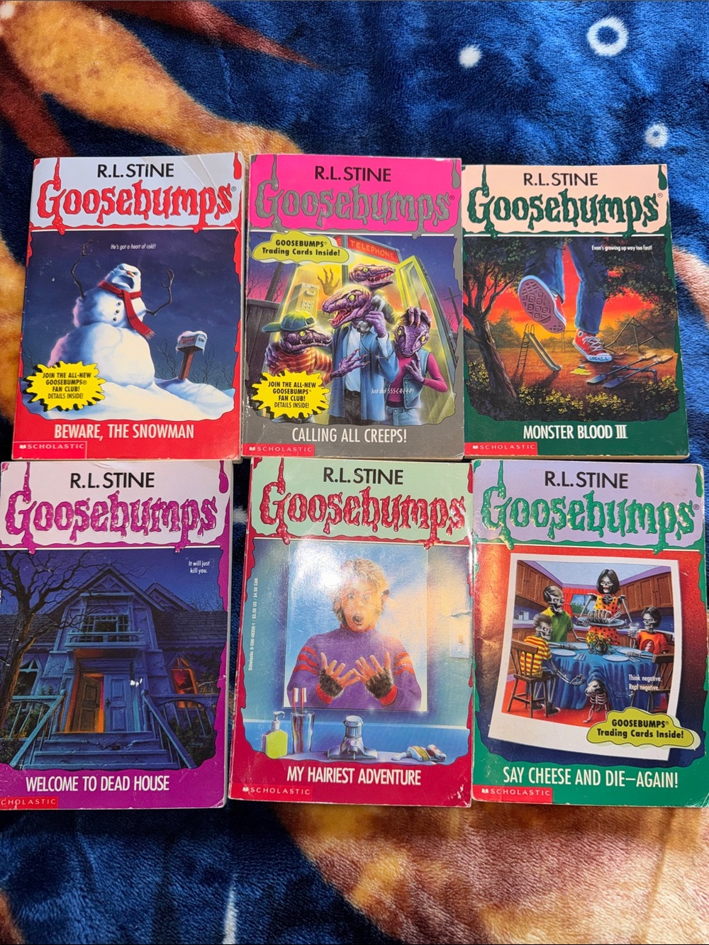 R.L. Stine Goosebumps Paperback Book Lot